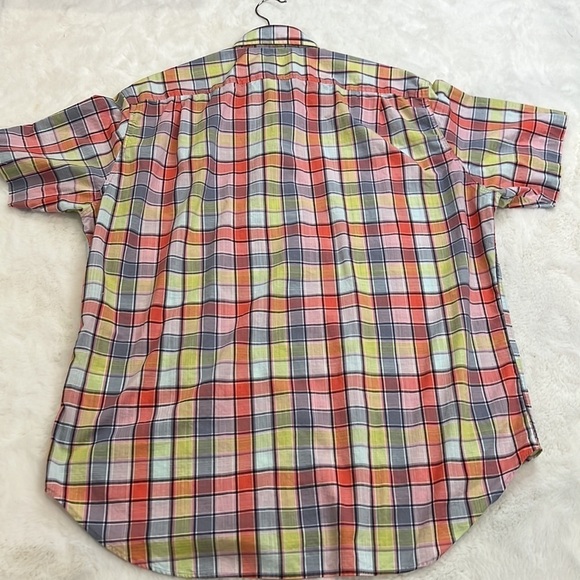 Nautica classic fit plaid shirt with front pocket size L - Picture 5 of 10
